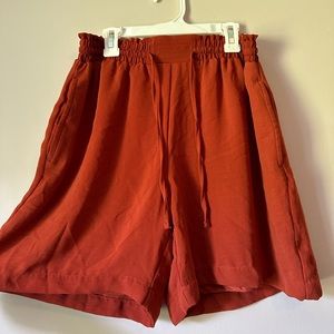 Simply Vera Vera Wang High Rise Shorts - Women’s S - Rust